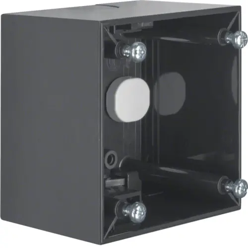 Berker 911512505 Integro Flow opbouwbehuizing hoog zonder trekontlasting antraciet mat