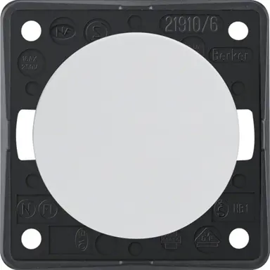 Berker 936562509 Integro Flow wisselschakelaar 10 AX wit glans