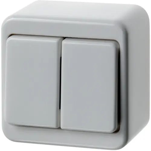 Berker 61300549 opbouw serieschakelaar 10A wit