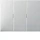 Berker 14657009 schakelwip 3-voudig K1 wit