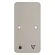 Berker 105440 zelfdovende bodemplaat voor opbouw 2-voudige combinaties creme