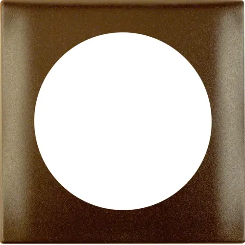 Berker 918272501 Integro Flow afdekraam 1-voudig bruin mat