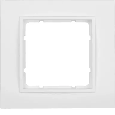 Berker 10116919 afdekraam 1-voudig B7 wit mat kunststof