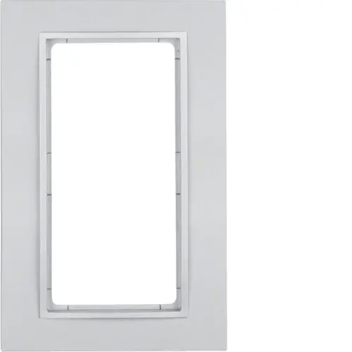 Berker 13096424 Afdekraam  Verticaal Aluminium