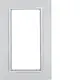 Berker 13096424 Afdekraam  Verticaal Aluminium