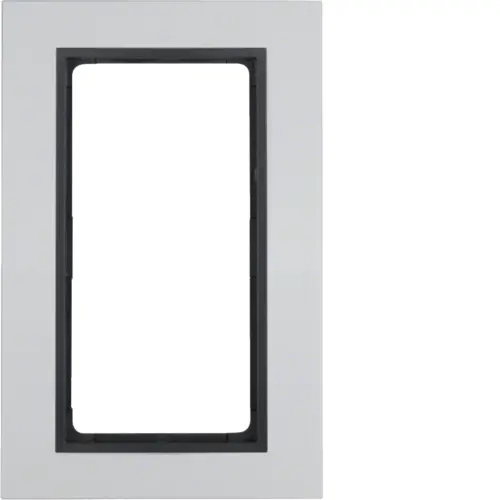 Berker 13096904 Afdekraam  Verticaal Aluminium