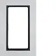 Berker 13096904 Afdekraam  Verticaal Aluminium