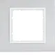 Berker 10116914 afdekraam 1-voudig B7 aluminium/wit mat