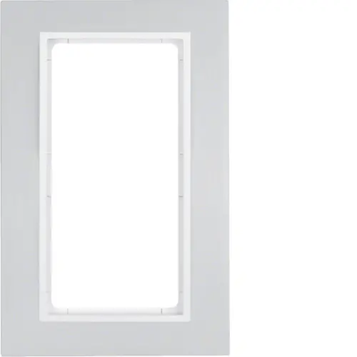 Berker 13096914 Afdekraam  Verticaal Aluminium
