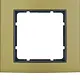 Berker 10113016 afdekraam 1-voudig B3 goud aluminium/antraciet mat