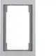 Berker 13097003 afdekraam 1,5-voudig K5 aluminium