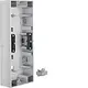 Berker 10437003 opbouwbak 3-voudig K5 aluminium verticaal