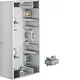 Berker 10527003 opbouwbak 2-voudig horizontaal K5 aluminium