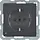 Berker 41096086 wandcontactdoos randaarde kindveilig LED-orientatielicht Q1/Q3/Q7 antraciet