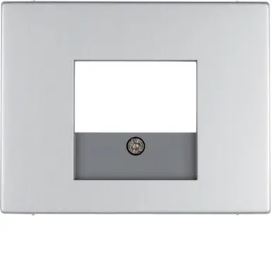 Berker 10357003 centraalplaat USB / luidspreker K5 aluminium