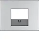 Berker 10357003 centraalplaat USB / luidspreker K5 aluminium