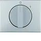 Berker 11507103 draaiknop voor draaischakelaar aan/uit met opdruk 0-1 K5 aluminium