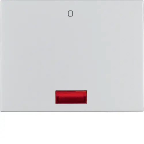 Berker 14177103 schakelwip controlevenster met opdruk 0 K5 aluminium