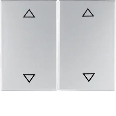Berker 14357203 wip jaloezieschakelaar 4-voudig K5 aluminium