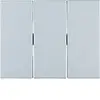 Berker 14657003 schakelwip 3-voudig K5 aluminium