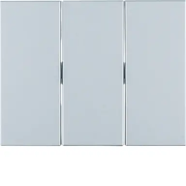 Berker 14657003 schakelwip 3-voudig K5 aluminium