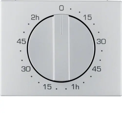 Berker 16357103 draaiknop tijdschakelaar 120 minuten K5 aluminium