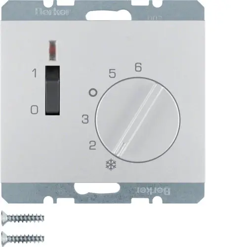 Berker 20307103 Ruimtethermostaat 5 tot 30gr.C