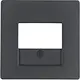Berker 10336086 centraalplaat USB / luidspreker Q1/Q3/Q7 antraciet