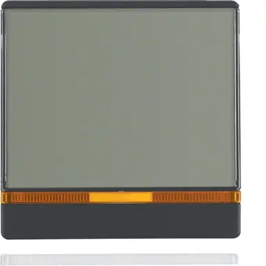 Berker 16966086 schakelwip groot tekstkader controlevenster Q1/Q3/Q7 antraciet