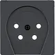 Berker 6110366086 centraalplaat telefoon KPN 4-polig Q1/Q3/Q7 antraciet