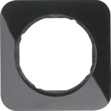 Berker 10112145 afdekraam 1-voudig R1 zwart