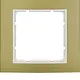Berker 10113046 afdekraam 1-voudig B3 goud aluminium/wit mat