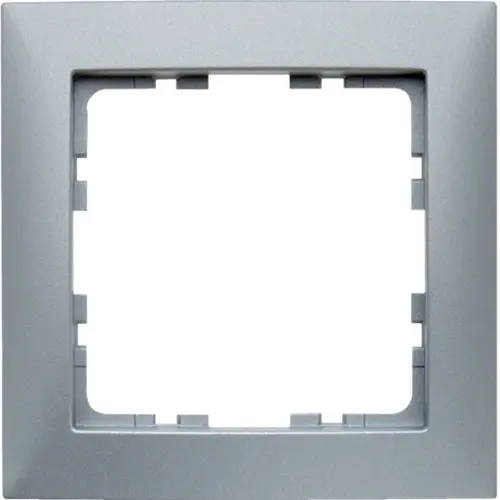 Berker 10119939 afdekraam 1-voudig S1 aluminium mat