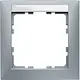 Berker 10119959 afdekraam 1-voudig met tekstveld S1 aluminium mat