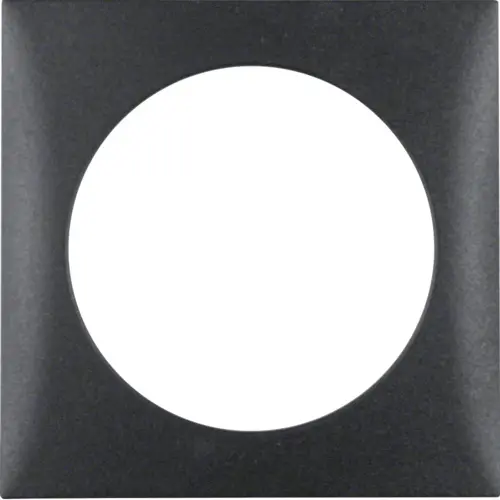 Berker 918272505 Integro Flow afdekraam 1-voudig antraciet mat