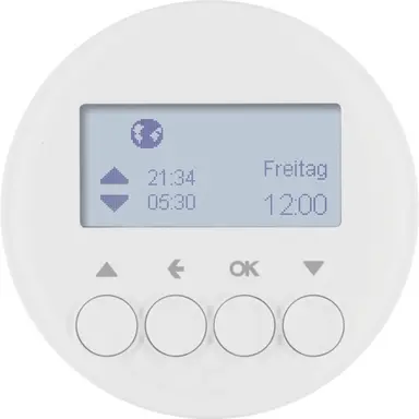 Berker 85741139 schakelklok jaloeziebesturing opzetmodule R1/R3/R8 wit