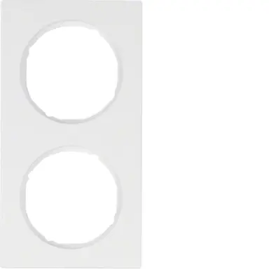 Berker 10122289 afdekraam 2-voudig R3 wit