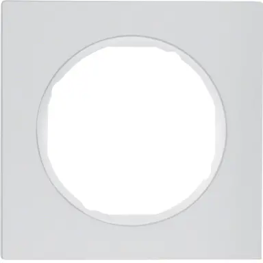 Berker 10112274 afdekraam 1-voudig R3 aluminium/wit