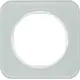 Berker 10112109 afdekraam 1-voudig R1 glas wit