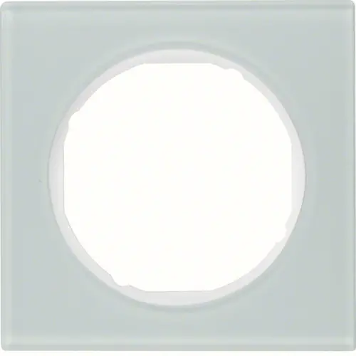 Berker 10112209 afdekraam 1-voudig R3 glas wit