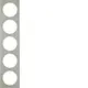 Berker 10152214 afdekraam 5-voudig R3 edelstaal/wit