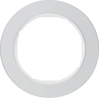 Berker 10112074 afdekraam 1-voudig R.Classic aluminium wit