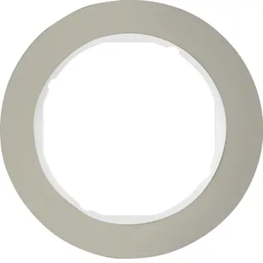 Berker 10112014 afdekraam 1-voudig R.Classic edelstaal wit