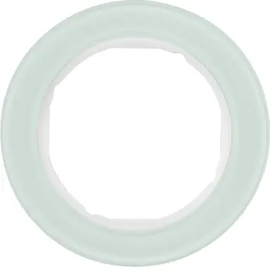 Berker 10112009 afdekraam 1-voudig R.Classic glas wit