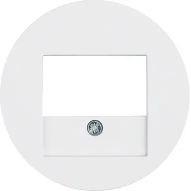 Berker 10382089 centraalplaat USB / luidspreker R1/R3/R8 wit