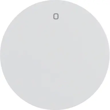 Berker 16222089 schakelwip met opdruk 0 R1/R3/R8 wit