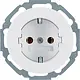 Berker 47452089 wandcontactdoos randaarde R.Classic wit