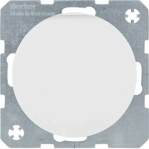 Berker 47512089 wandcontactdoos randaarde kindveilig klapdeksel R1/R3 wit