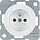 Berker 6768762089 wandcontactdoos penaarde kindveilig R1/R3/R8 wit
