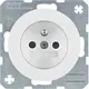 Berker 6768762089 wandcontactdoos penaarde kindveilig R1/R3/R8 wit
